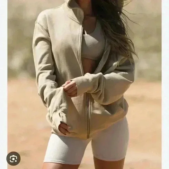 Joah Brown Empire zip up hoodie oversized OS - Picture 5 of 11